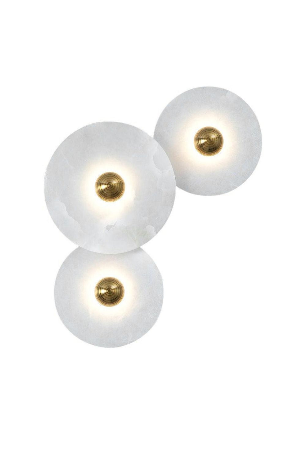 Round Alabaster Combination Wall Lamp - SamuLighting