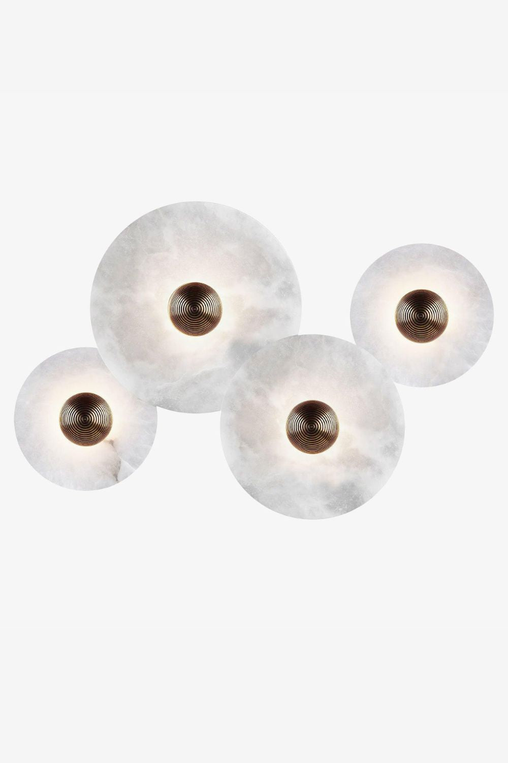 Round Alabaster Combination Wall Lamp - SamuLighting