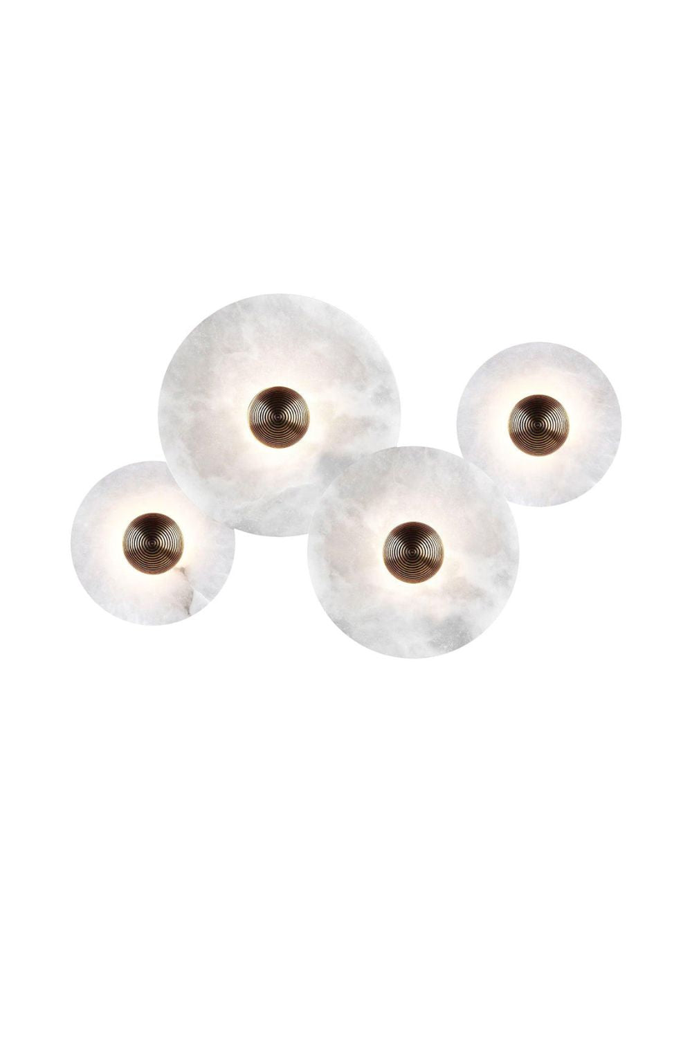 Round Alabaster Combination Wall Lamp - SamuLighting