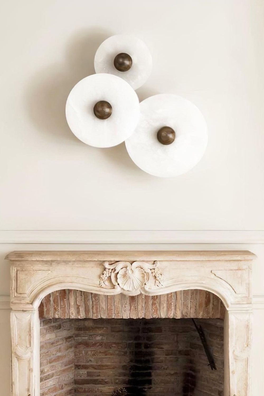 Round Alabaster Combination Wall Lamp - SamuLighting