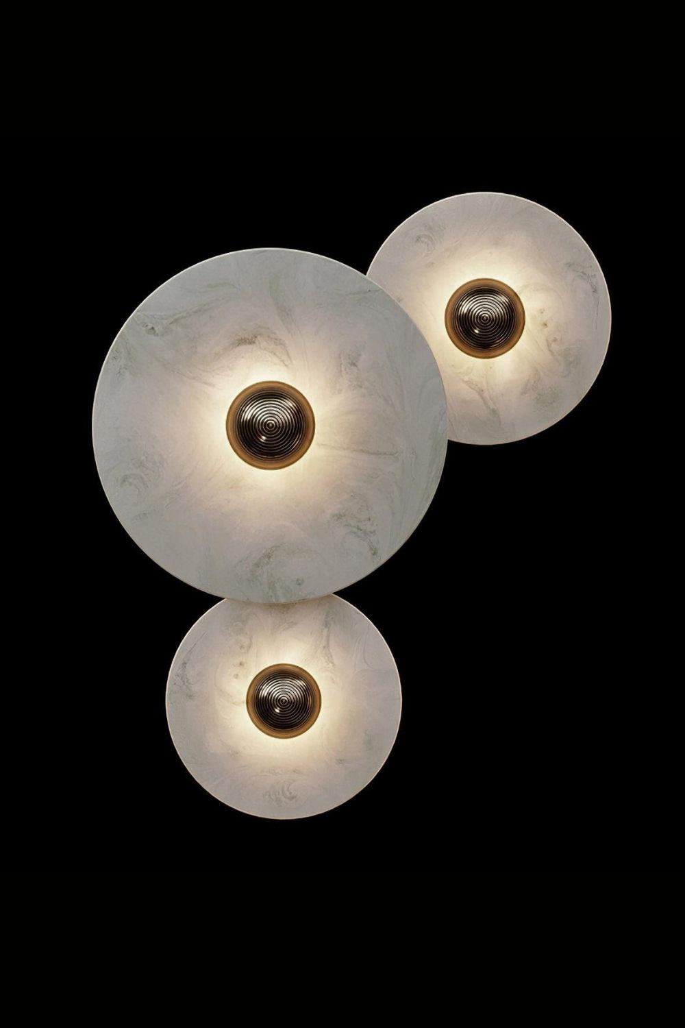 Round Alabaster Combination Wall Lamp - SamuLighting