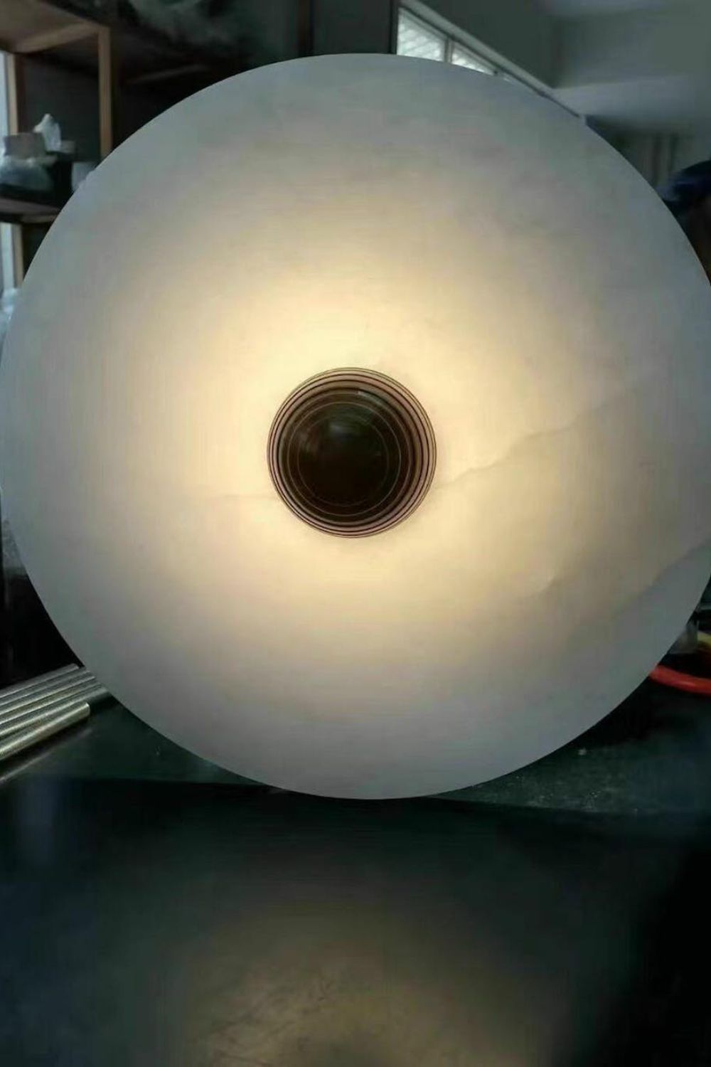 Round Alabaster Wall Lamp - SamuLighting