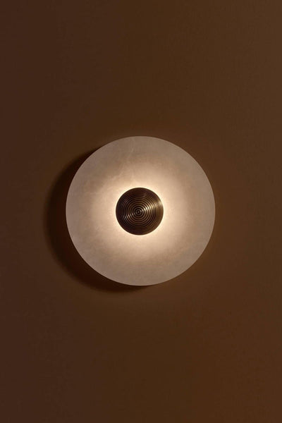 Round Alabaster Wall Lamp - SamuLighting
