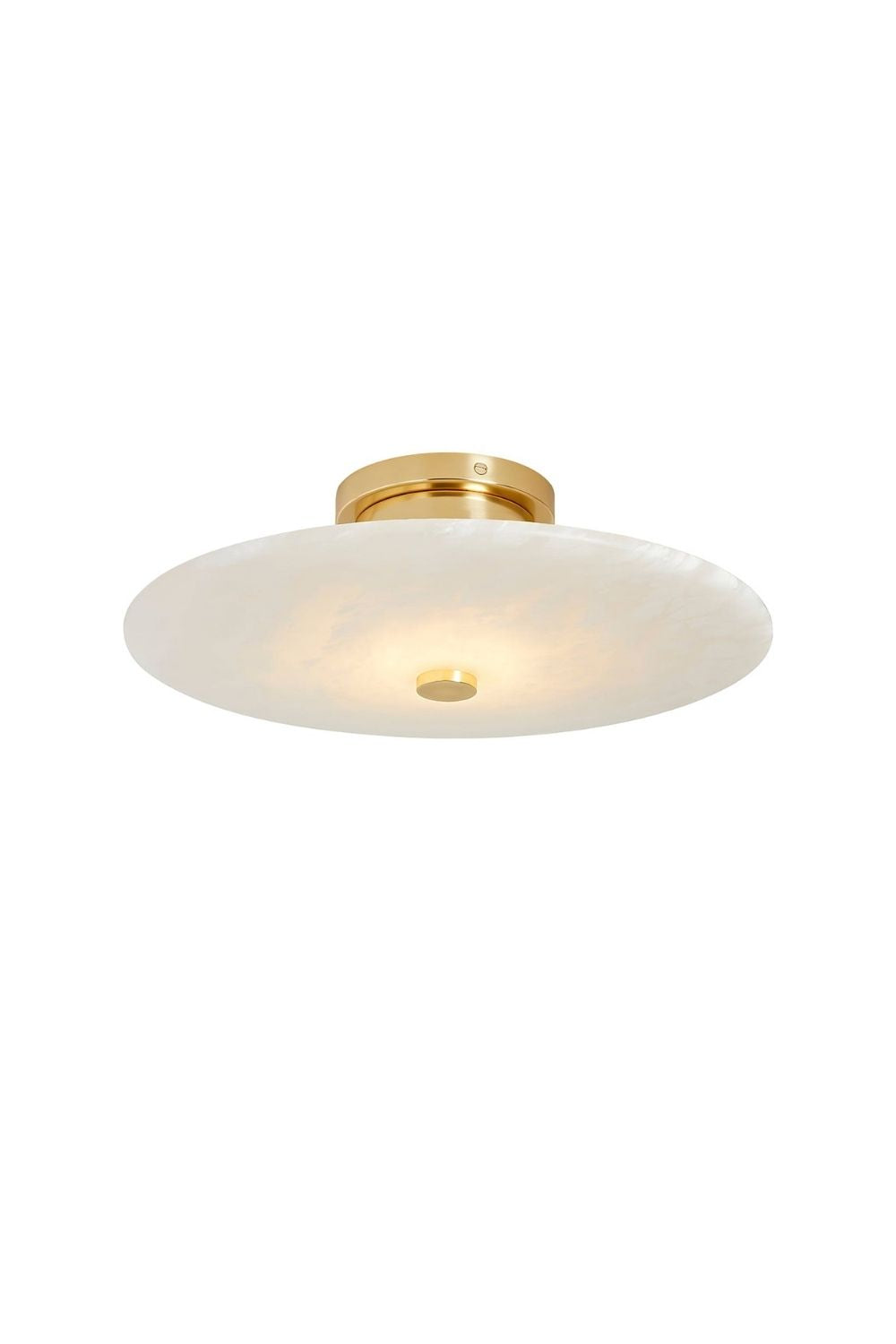 Round Ankeny Alabaster Ceiling Lamp