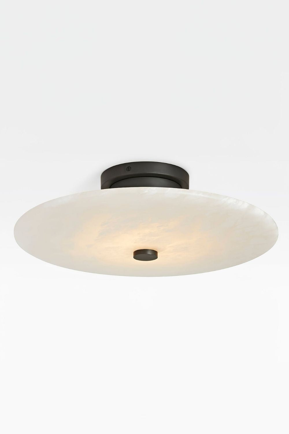 Round Ankeny Alabaster Ceiling Lamp