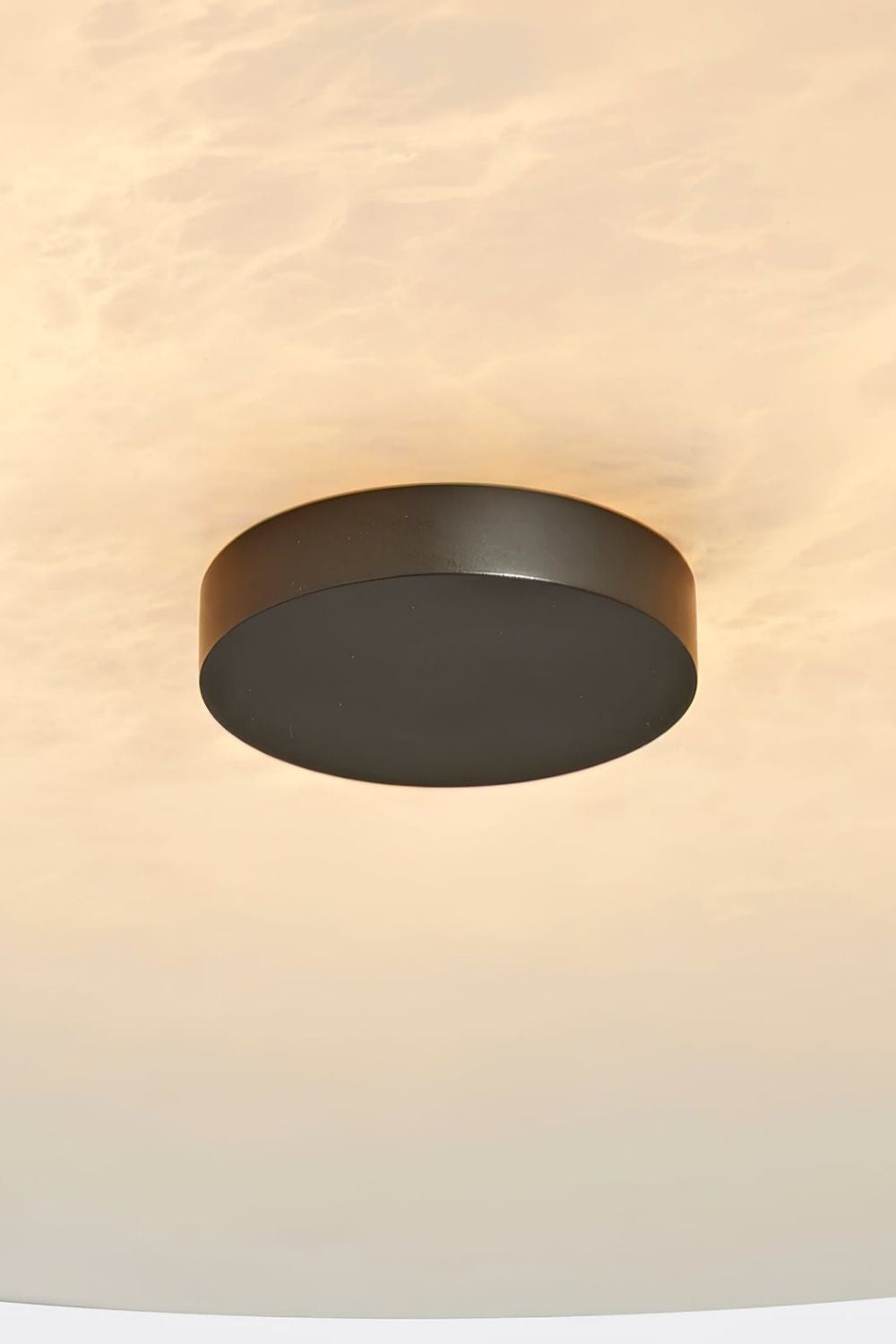 Round Ankeny Alabaster Ceiling Lamp