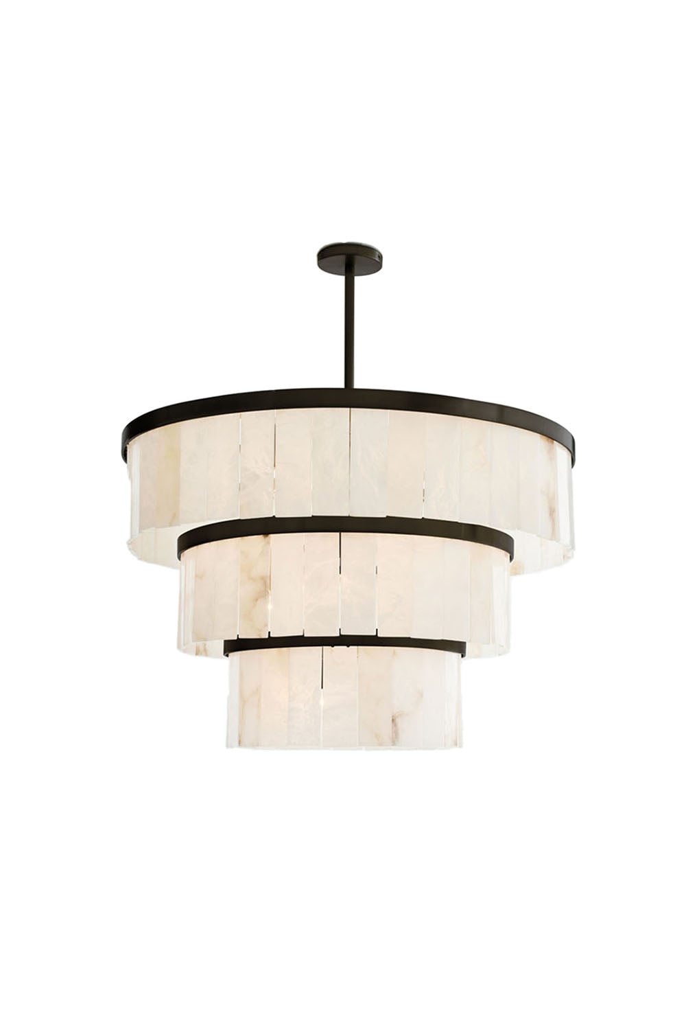 Round Marble Chandelier
