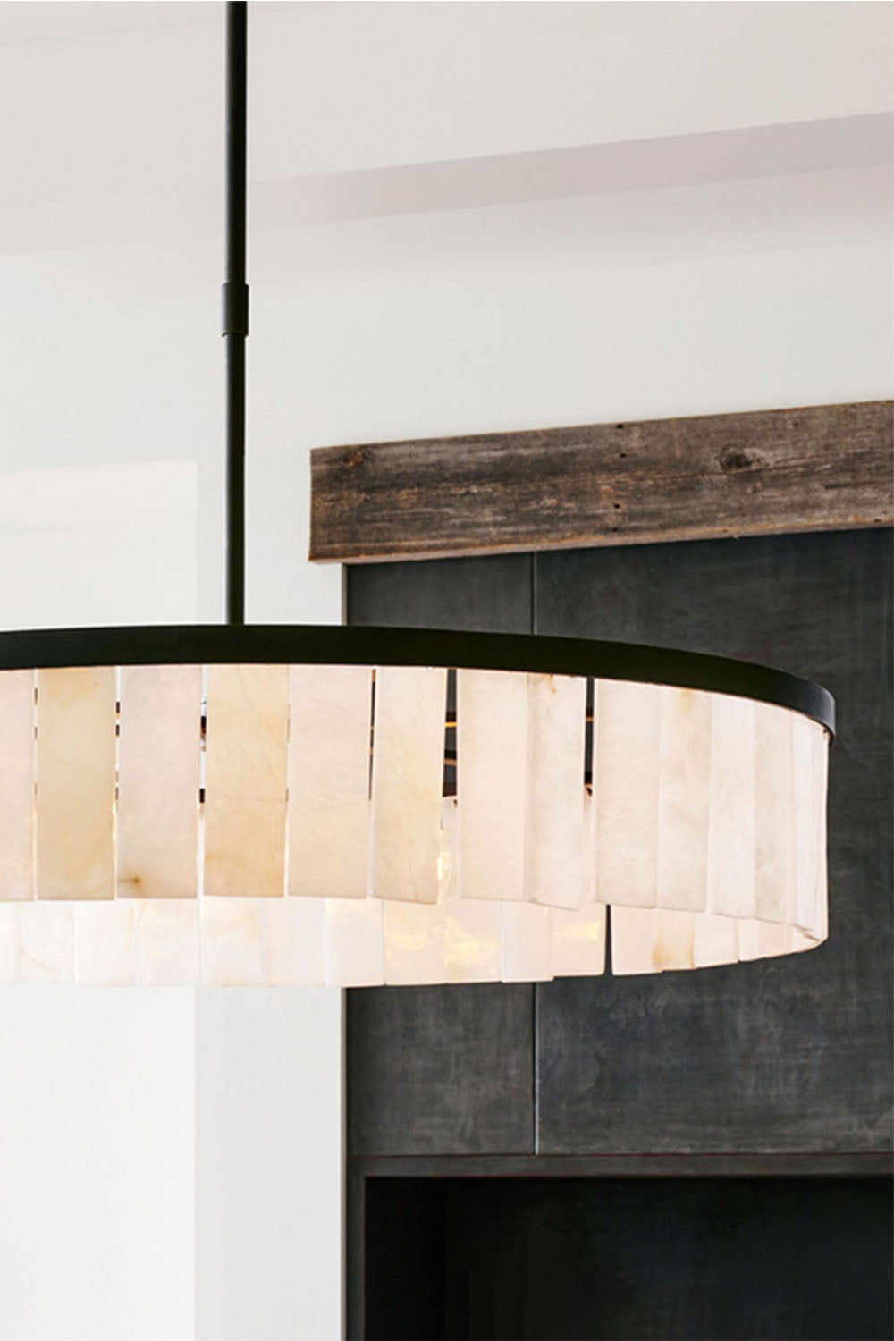 Round Marble Chandelier