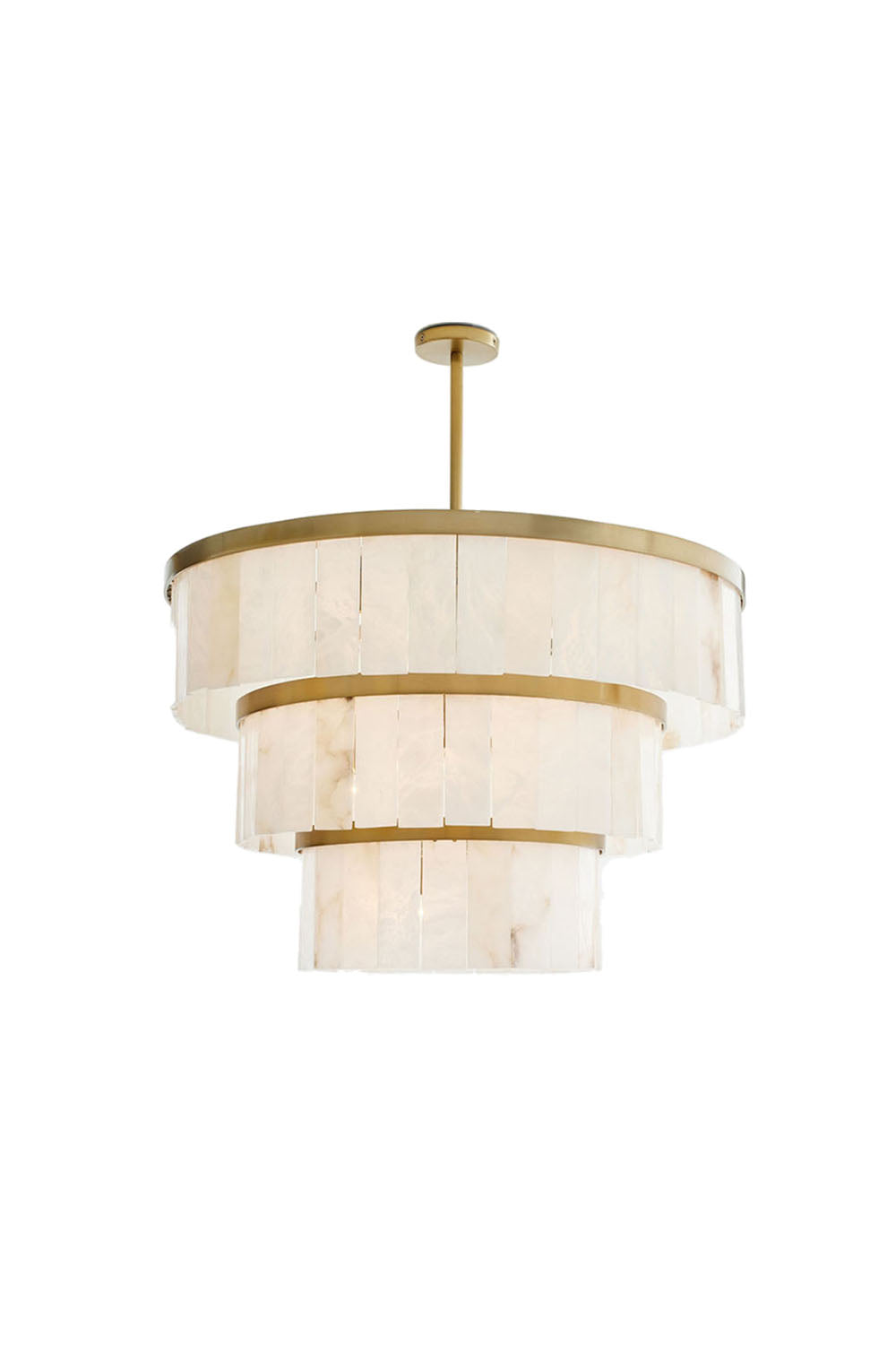 Round Marble Chandelier