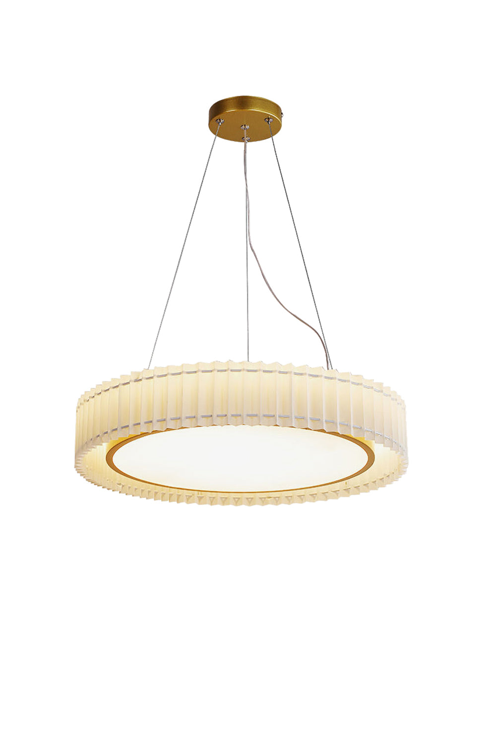 Round Pleated Pendant Lamp - SamuLighting