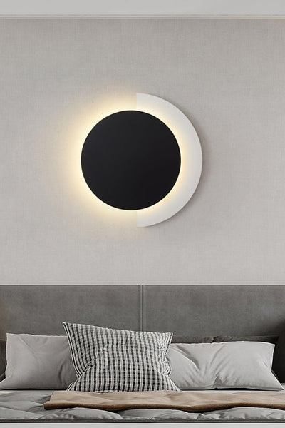 Rounded Abstract Art Sconce