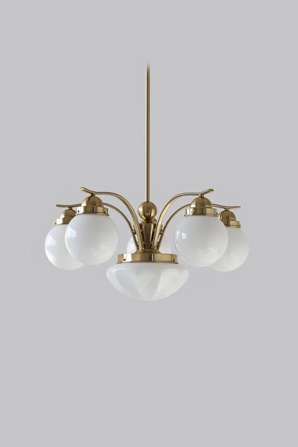 Ryttenberg Glass Globe Chandelier