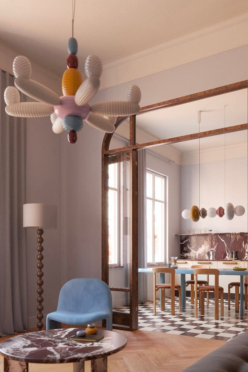 SOFT BLOWN Chandelier