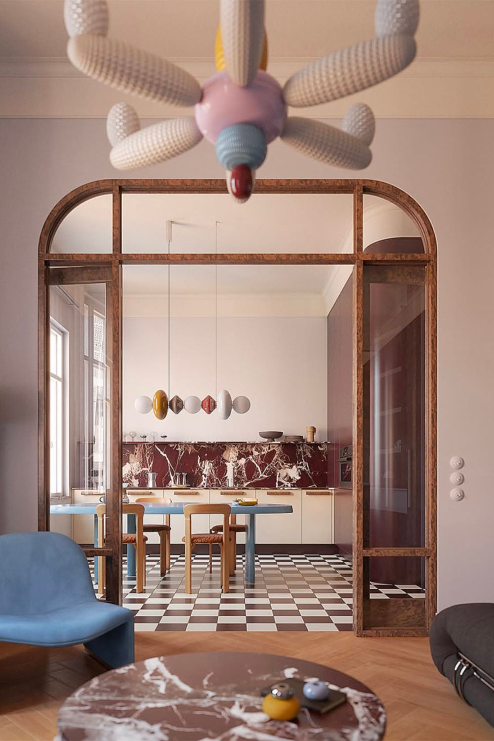 SOFT BLOWN Chandelier
