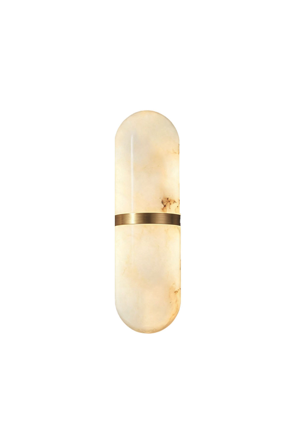 Sabine Capsule Alabaster Wall Sconce