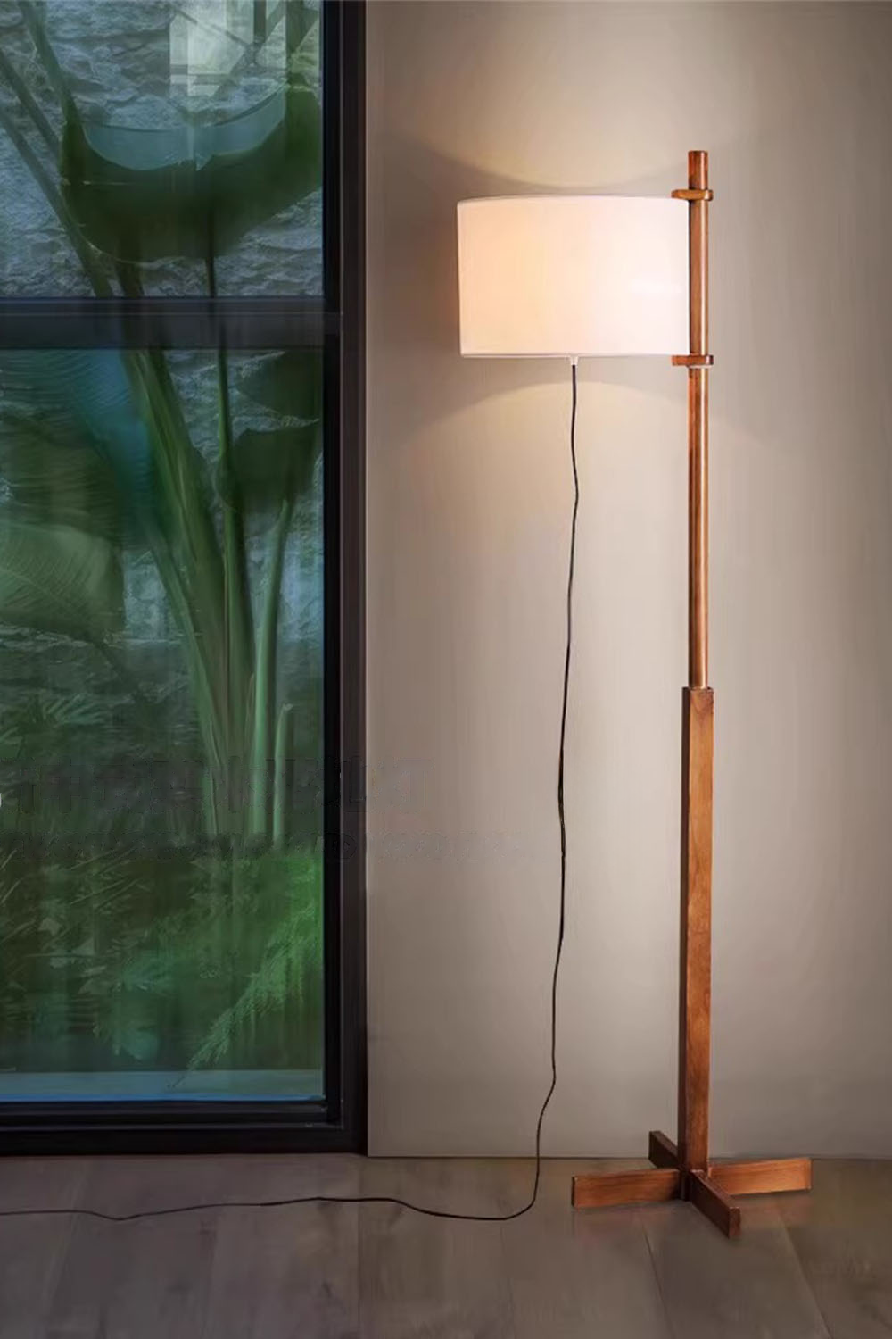 Santa&Cole Walnut Floor Lamp