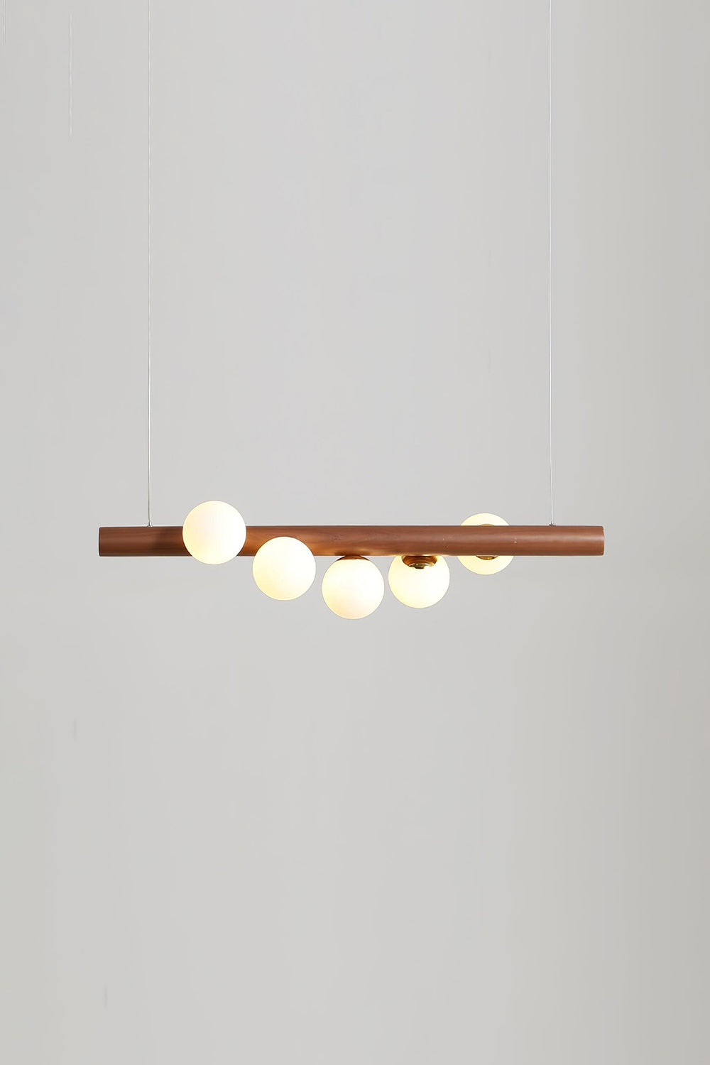 Scandinavian Linear Wooden Pendant Lamp