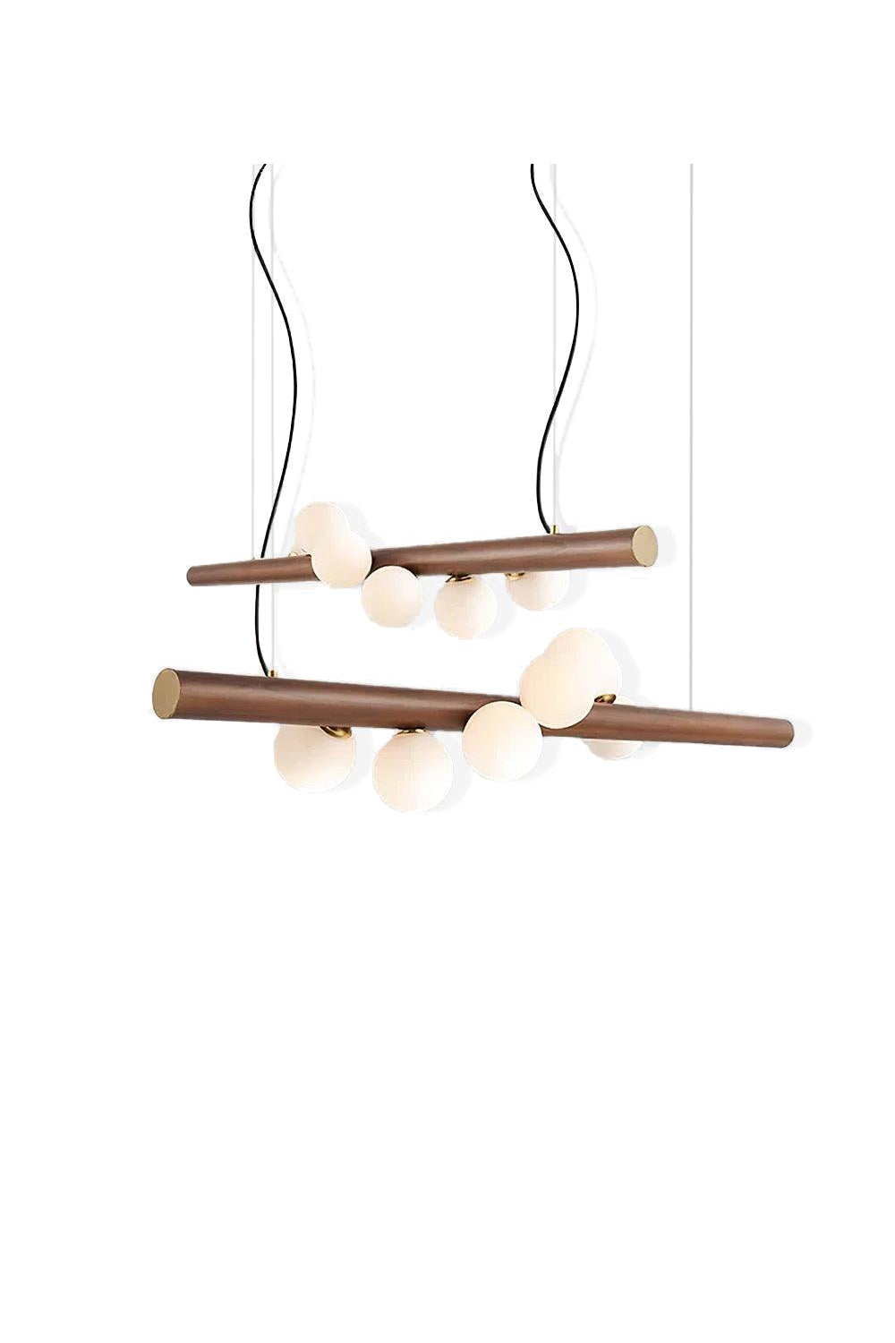 Scandinavian Linear Wooden Pendant Lamp