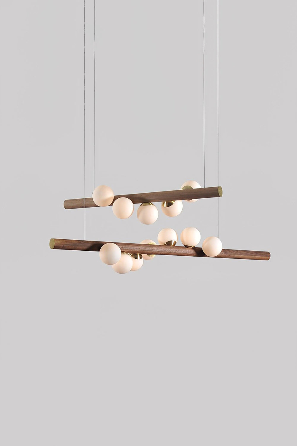 Scandinavian Linear Wooden Pendant Lamp