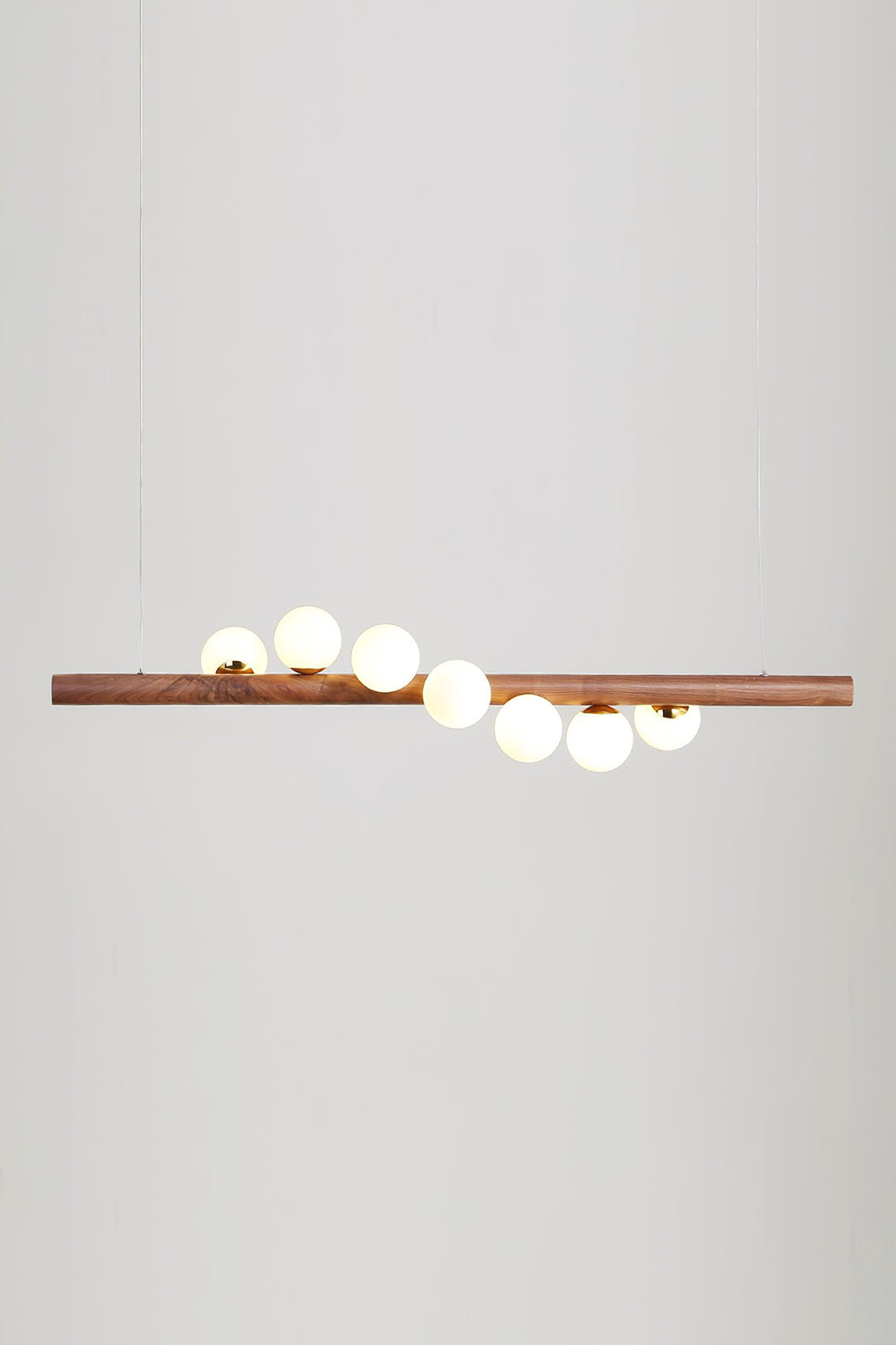 Scandinavian Linear Wooden Pendant Lamp