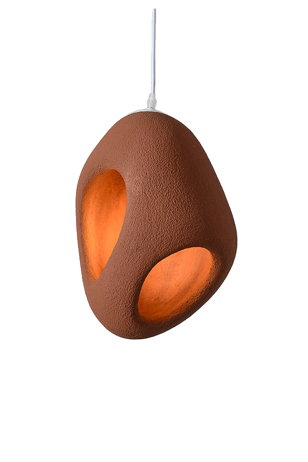 Sculptural Japandi Pendant Lamp