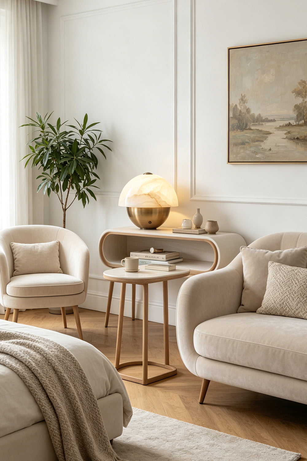 Selene Alabaster Table Lamp