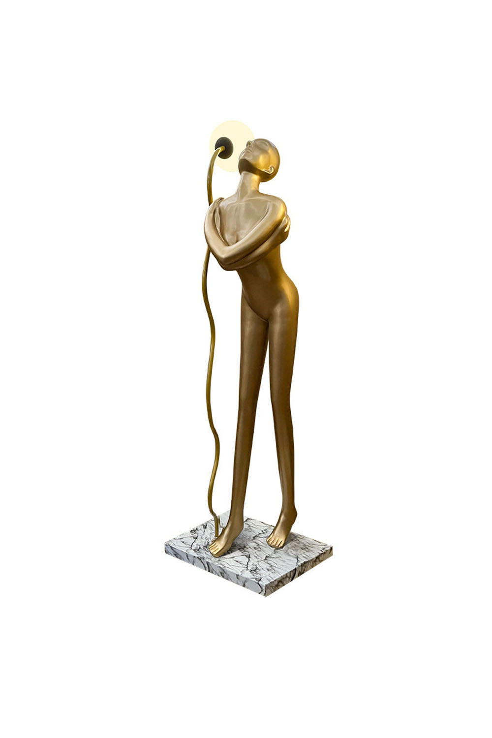 Self-Holding Body Art Sculpture Floor Lamp