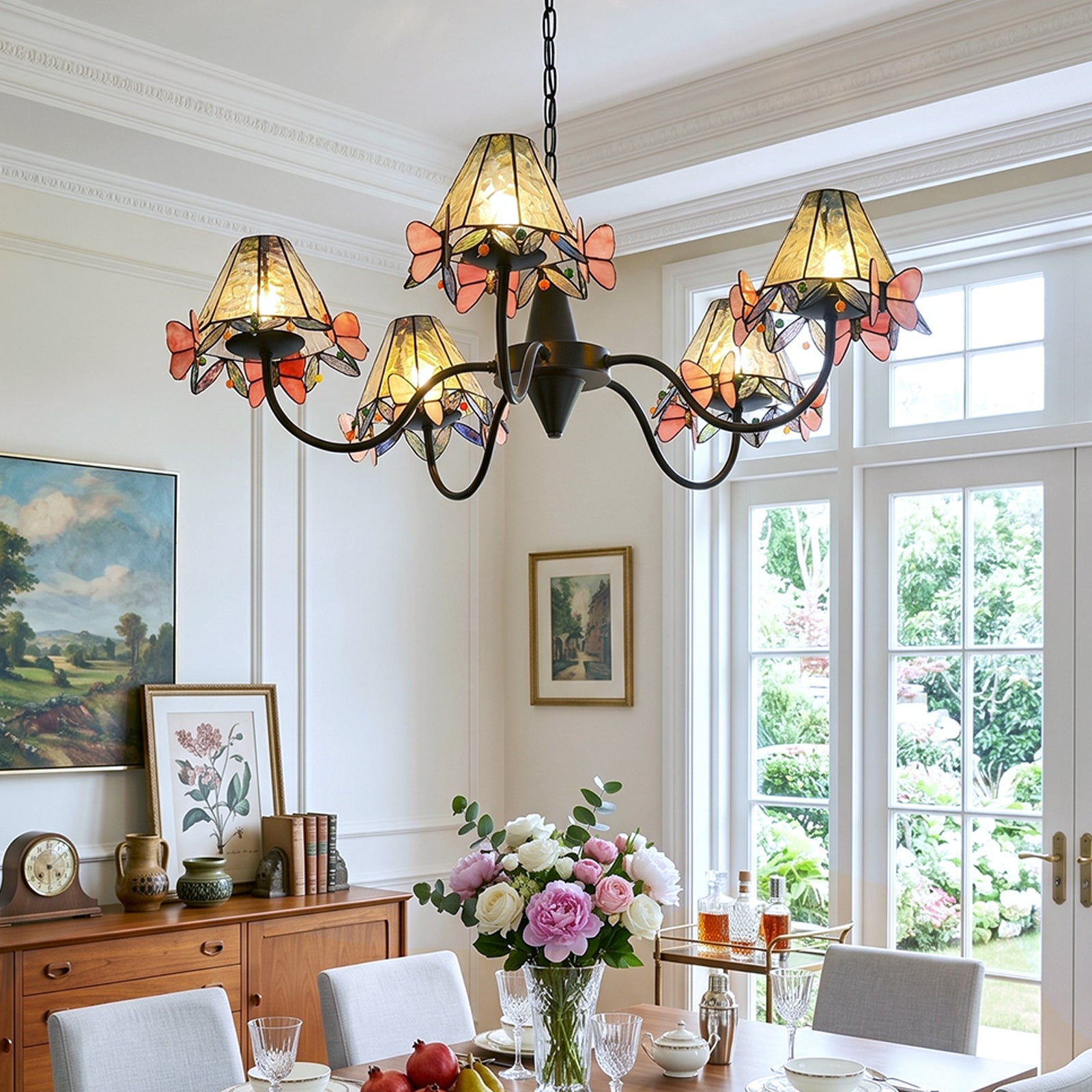 Hand-Leaded Glass Shades