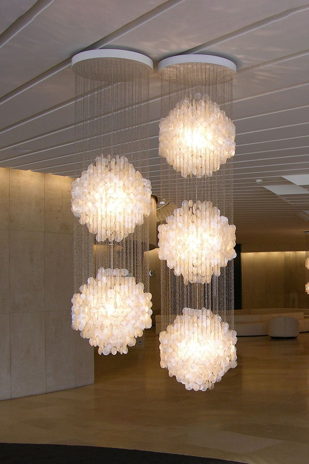 Verpan Fun 8DM Shell Chandelier