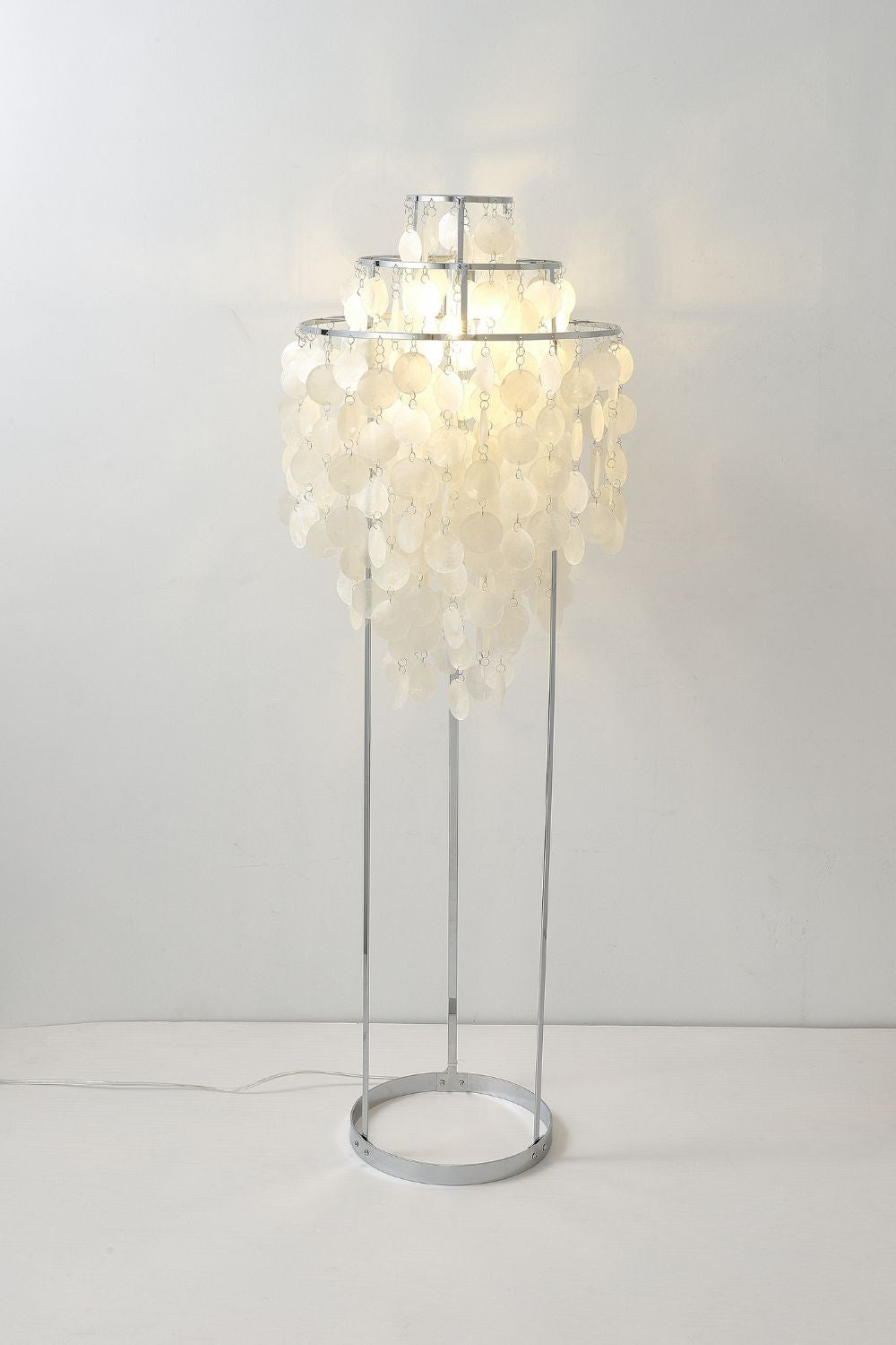 Vintage Shell Floor Lamp