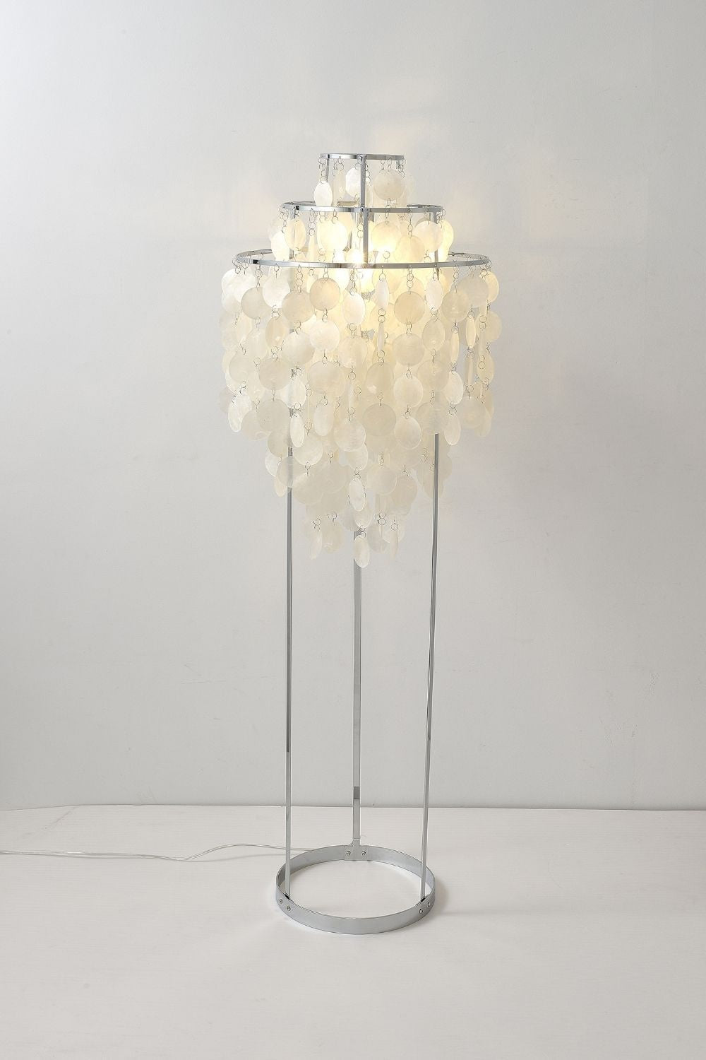 Vintage Shell Floor Lamp