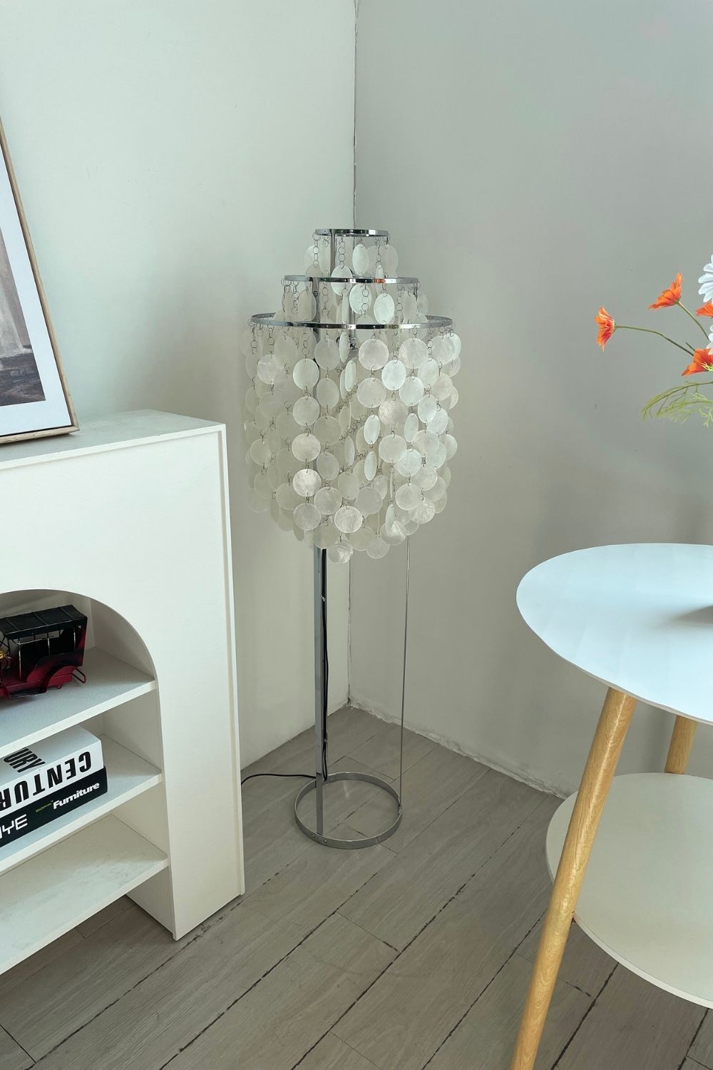 Vintage Shell Floor Lamp