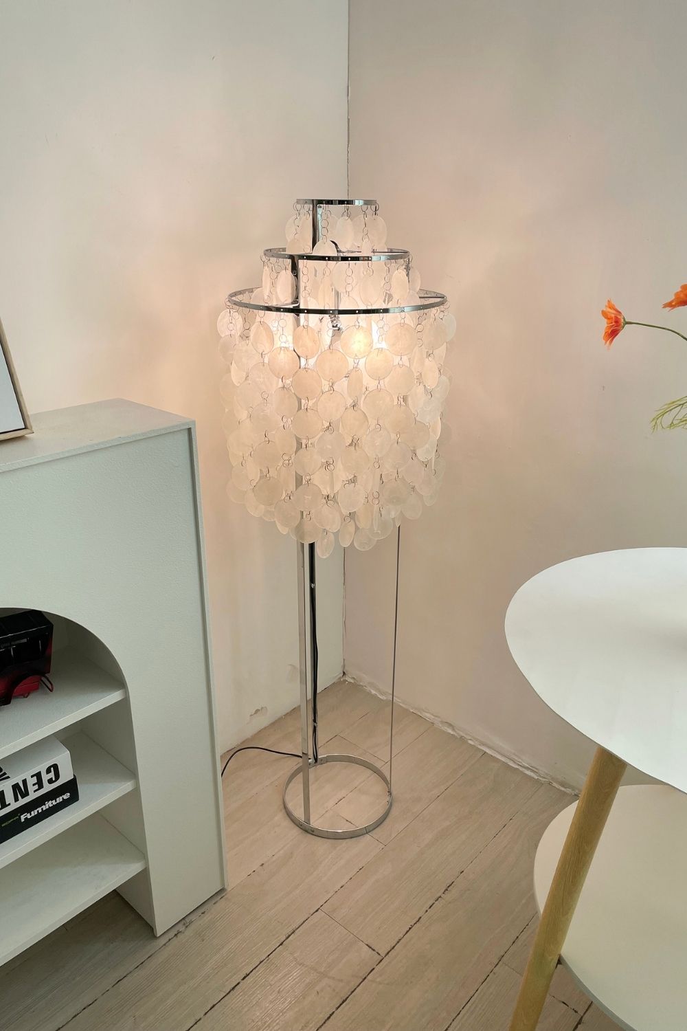 Vintage Shell Floor Lamp