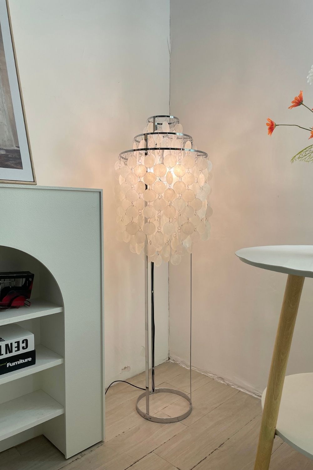 Vintage Shell Floor Lamp