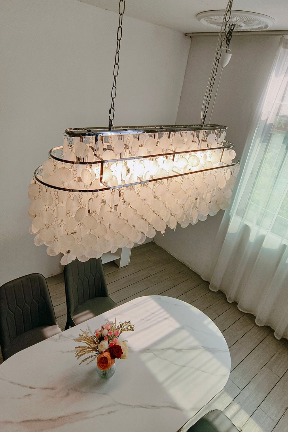 Shell Chandelier