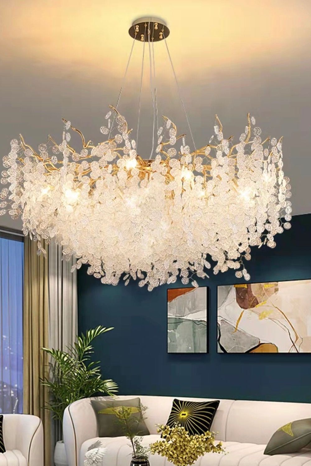 Shiro Noda Crystal Chandeliers - SamuLighting