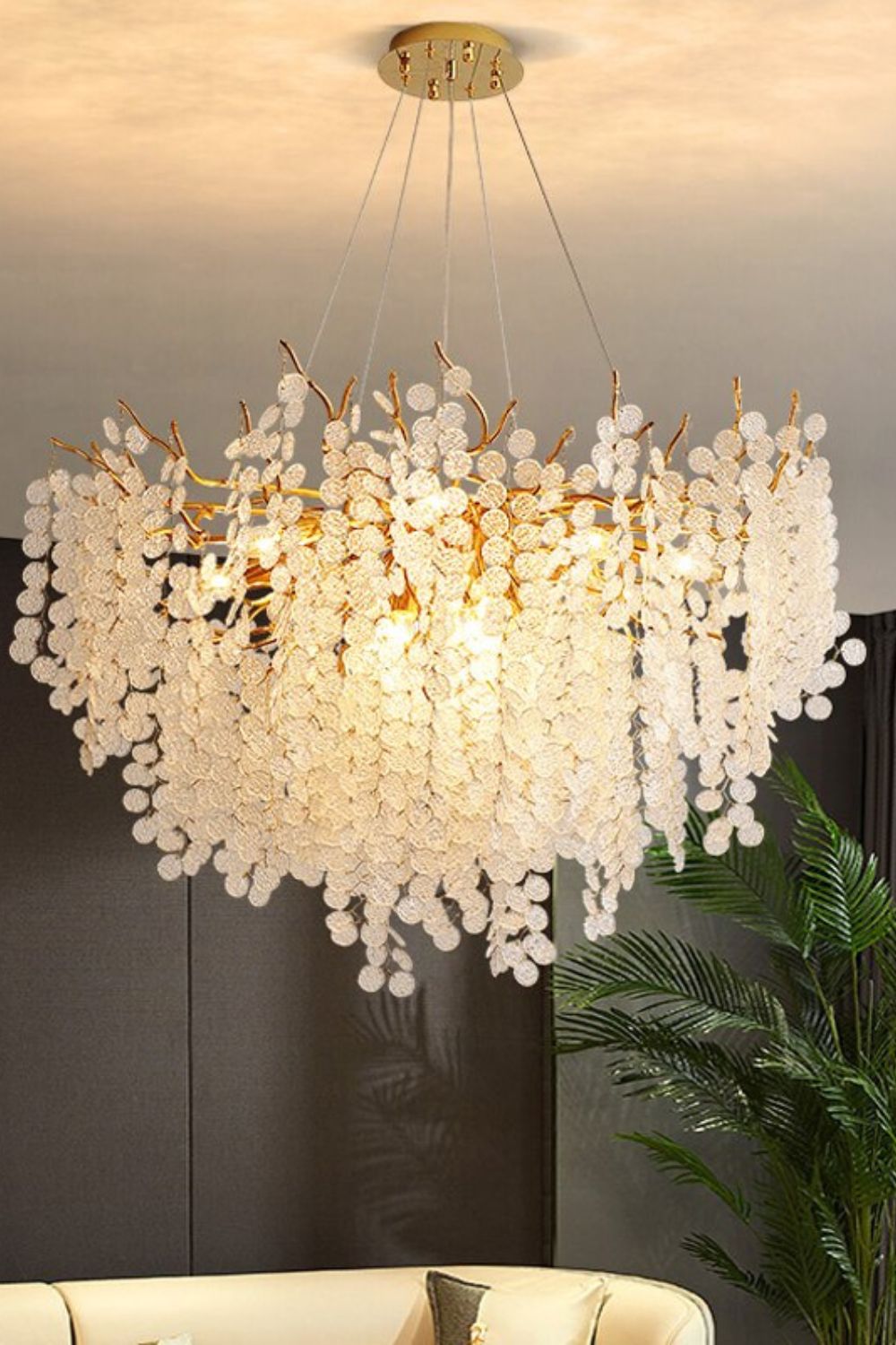 Shiro Noda Crystal Chandeliers - SamuLighting