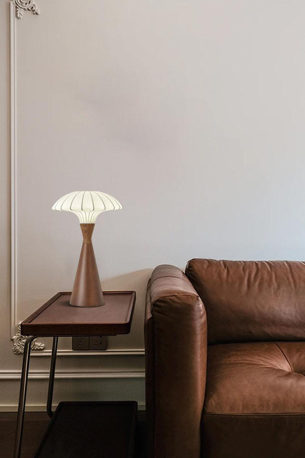 Silk Solid Wood Table Lamp