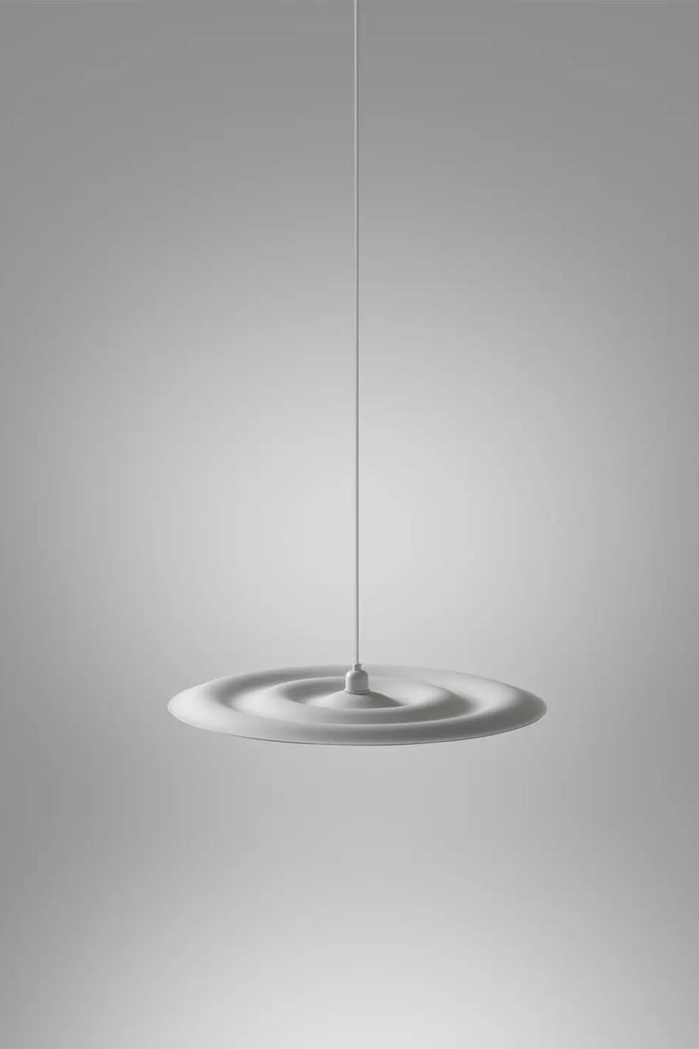 Simple Frisbee Pendant Light