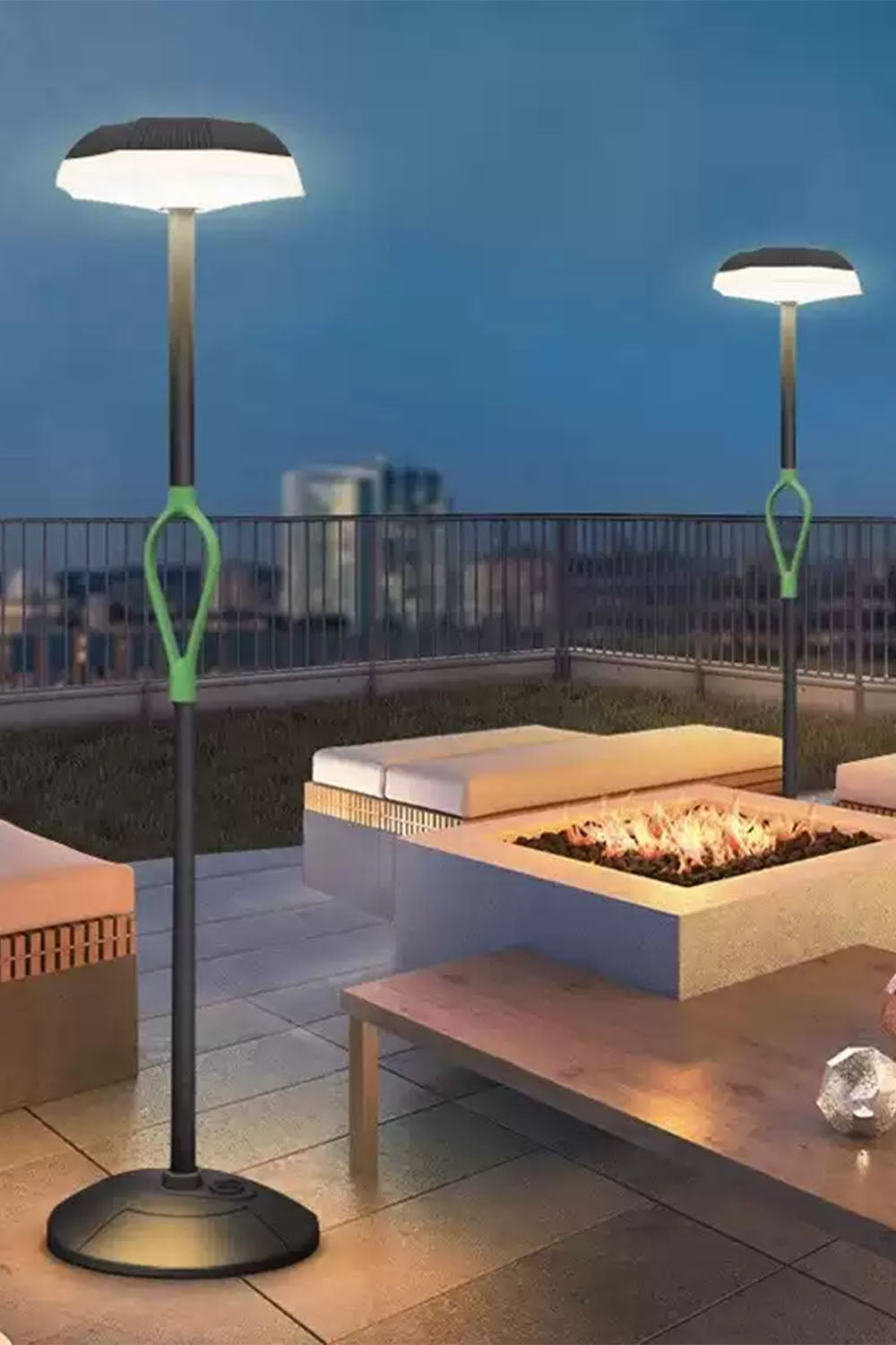Simple Portable Outdoor Rechargeable Floor Lamp