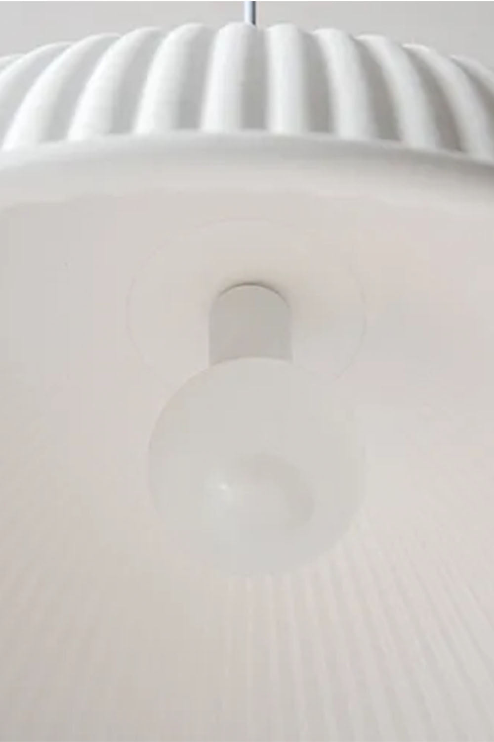 Simple Semicircular Inverted Pendant Light