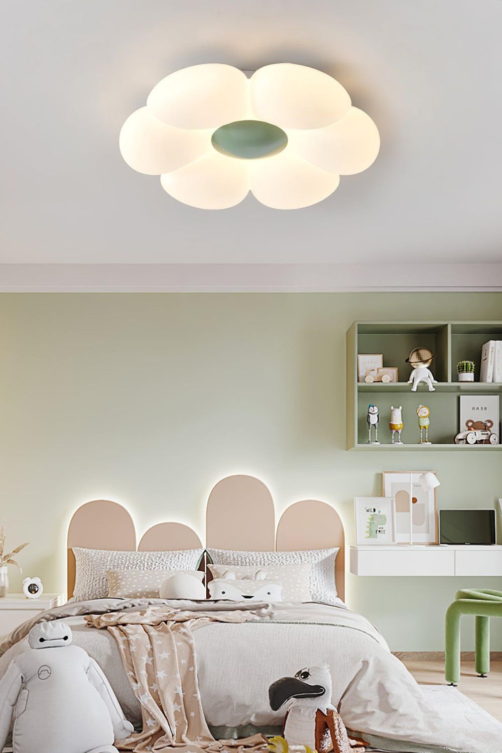 Six-leaf Flower Ceiling Lamp