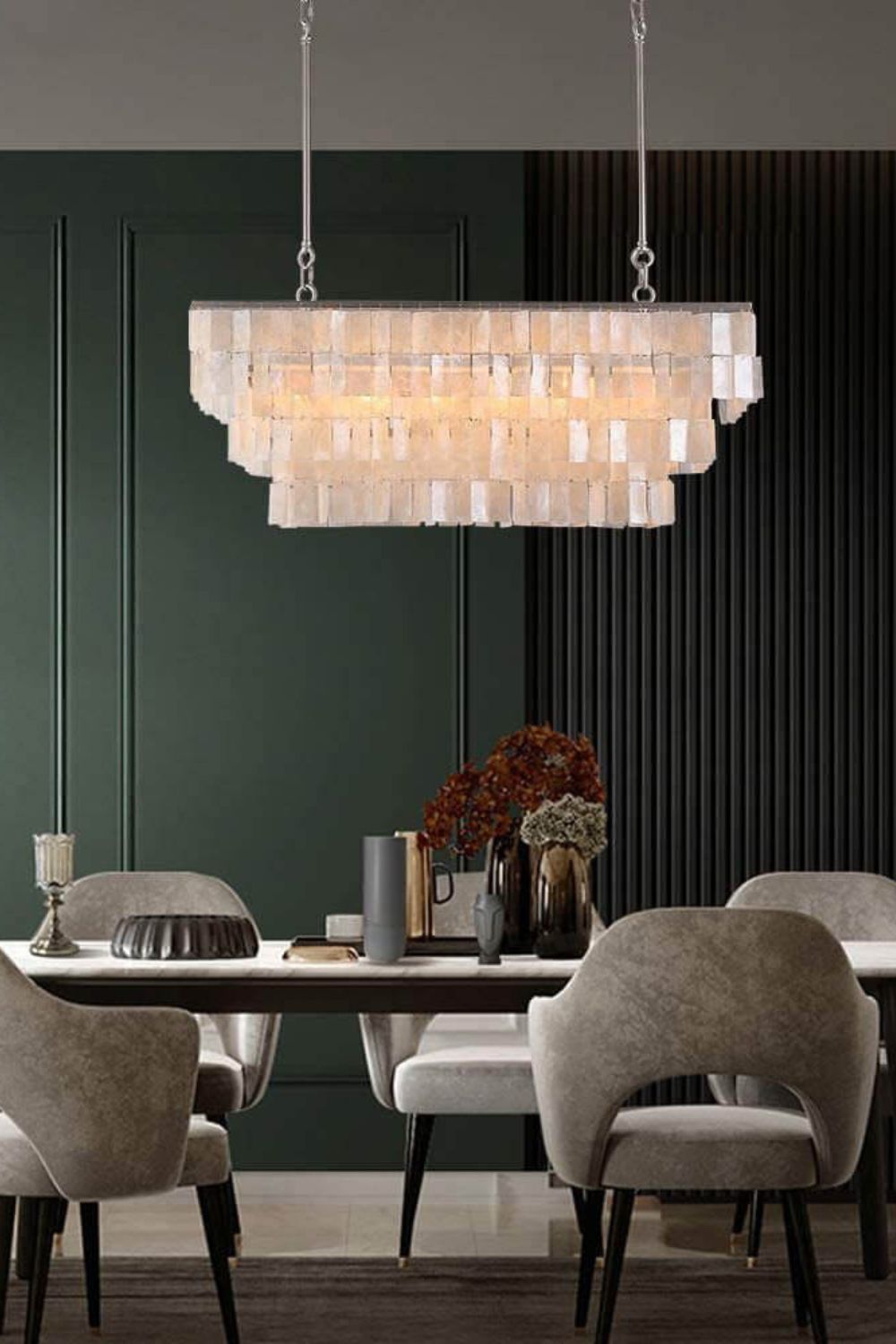 Skye Linear Tiered Chandelier