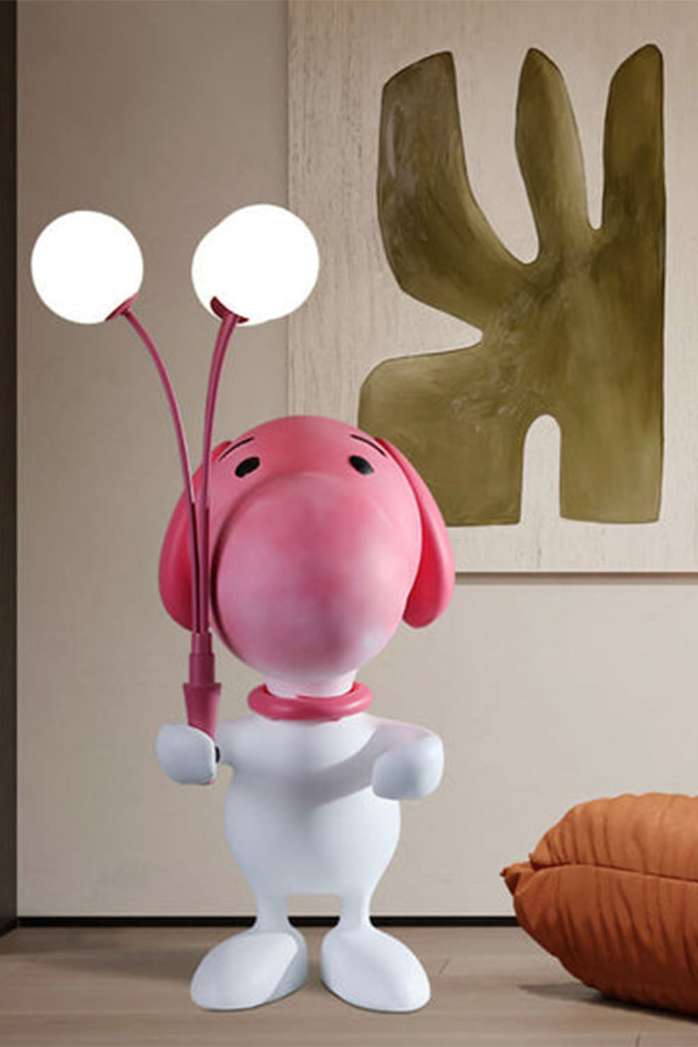 Snoopy Sculpture Table Lamp