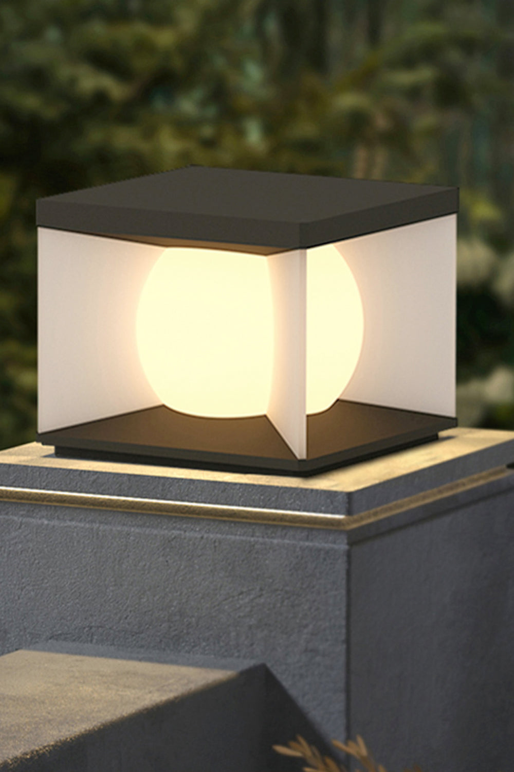 Solar fence column lamp - SamuLighting