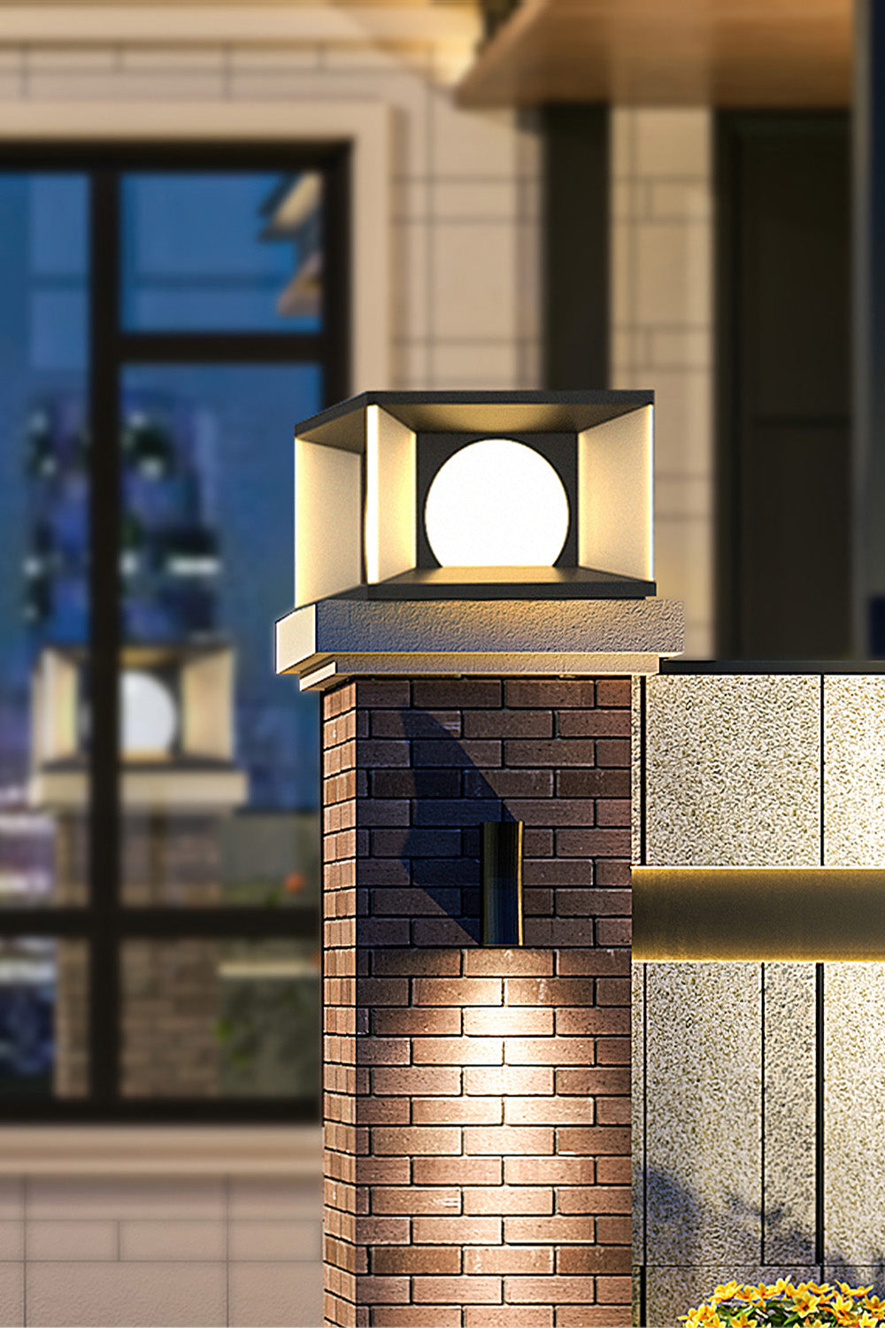 Solar fence column lamp - SamuLighting