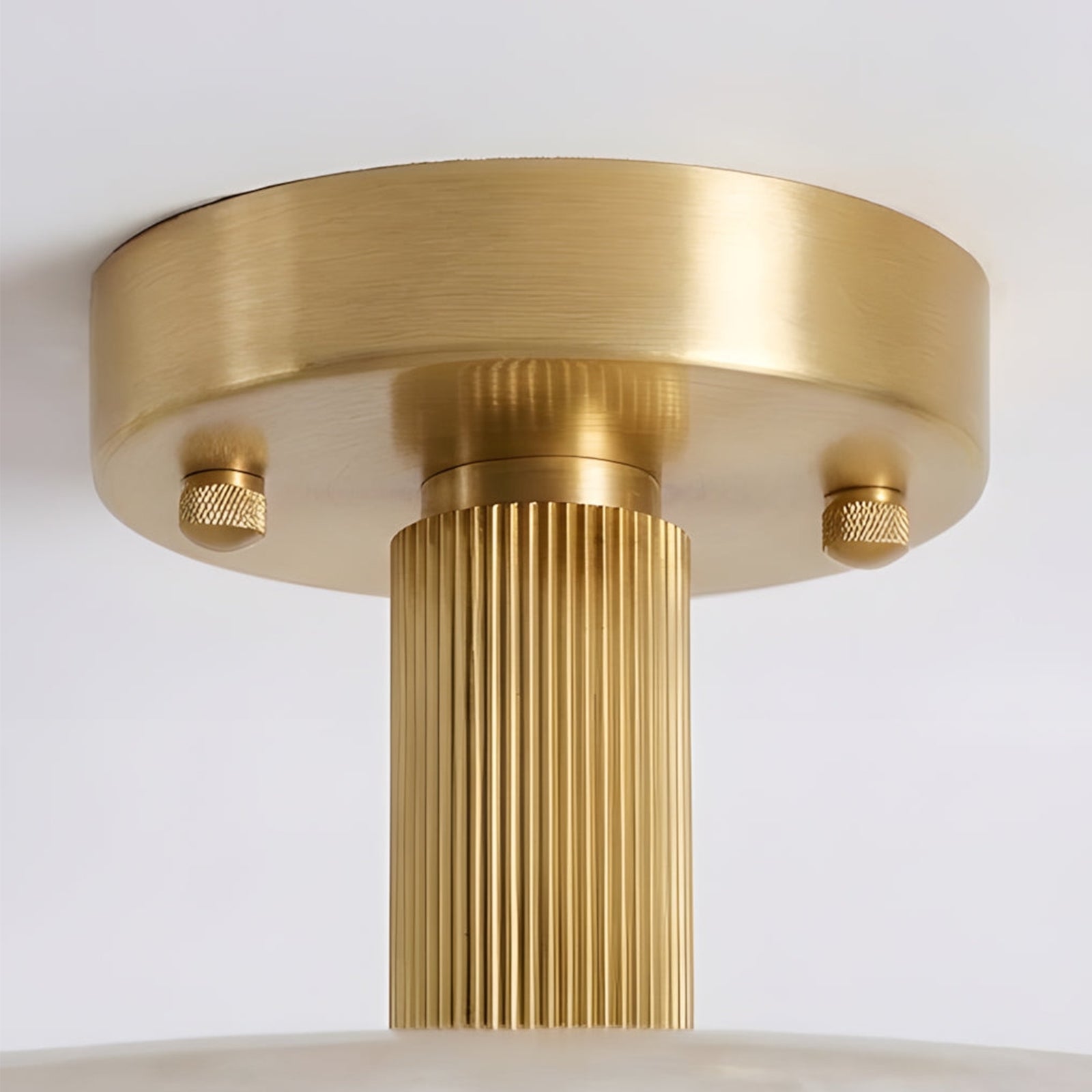 Fluted Brushed Brass Accents 
