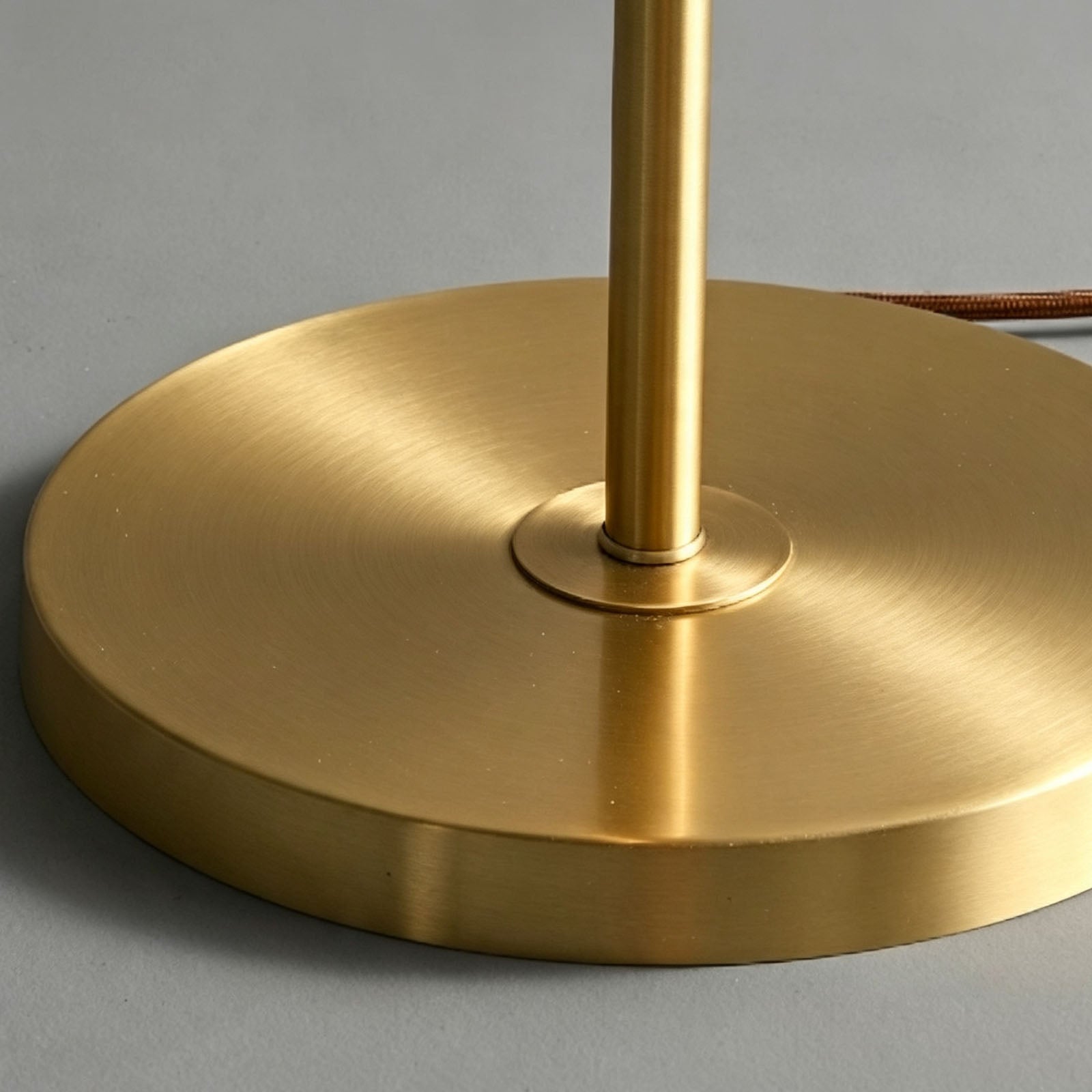 Solid Brass-Toned Base