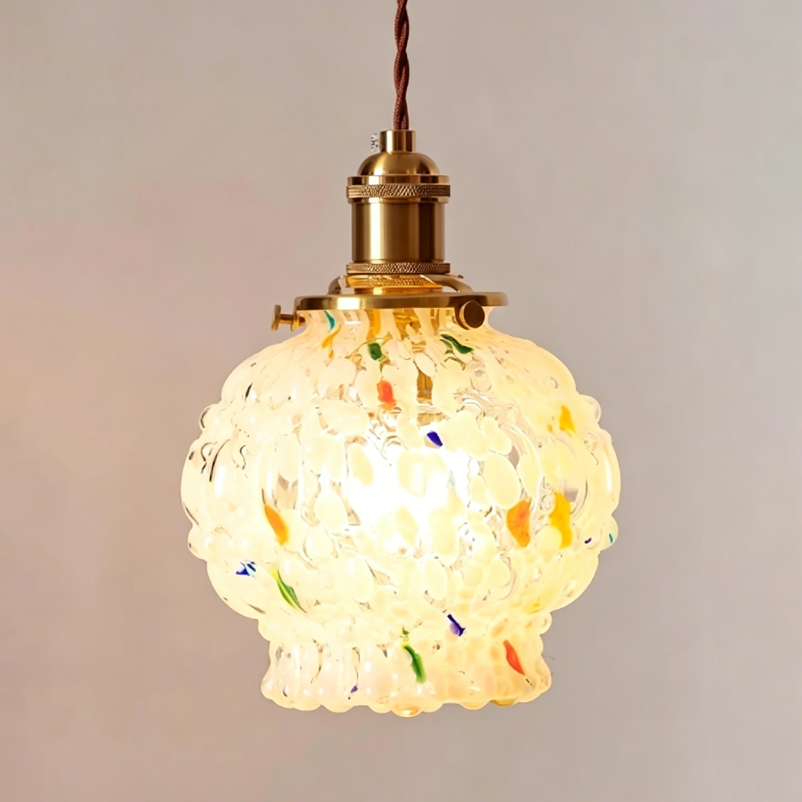 Hand-Blown Bubble Shade