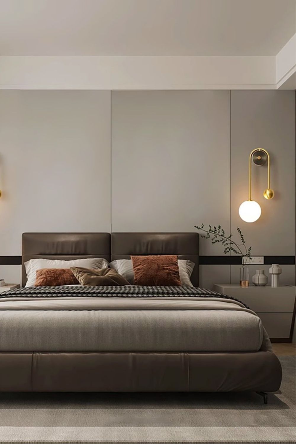 Spherical Light Luxury Wall Lamp